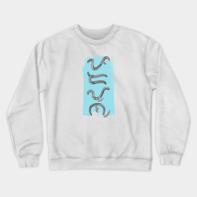 Baybayin word Padayon (To Continue) Crewneck Sweatshirt by Pirma Pinas